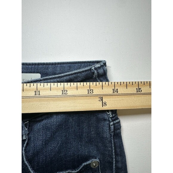 Pilcro and the Letterpress Anthro High Rise Denim Leggings Blue Jeans Women's 27 - Picture 11 of 13